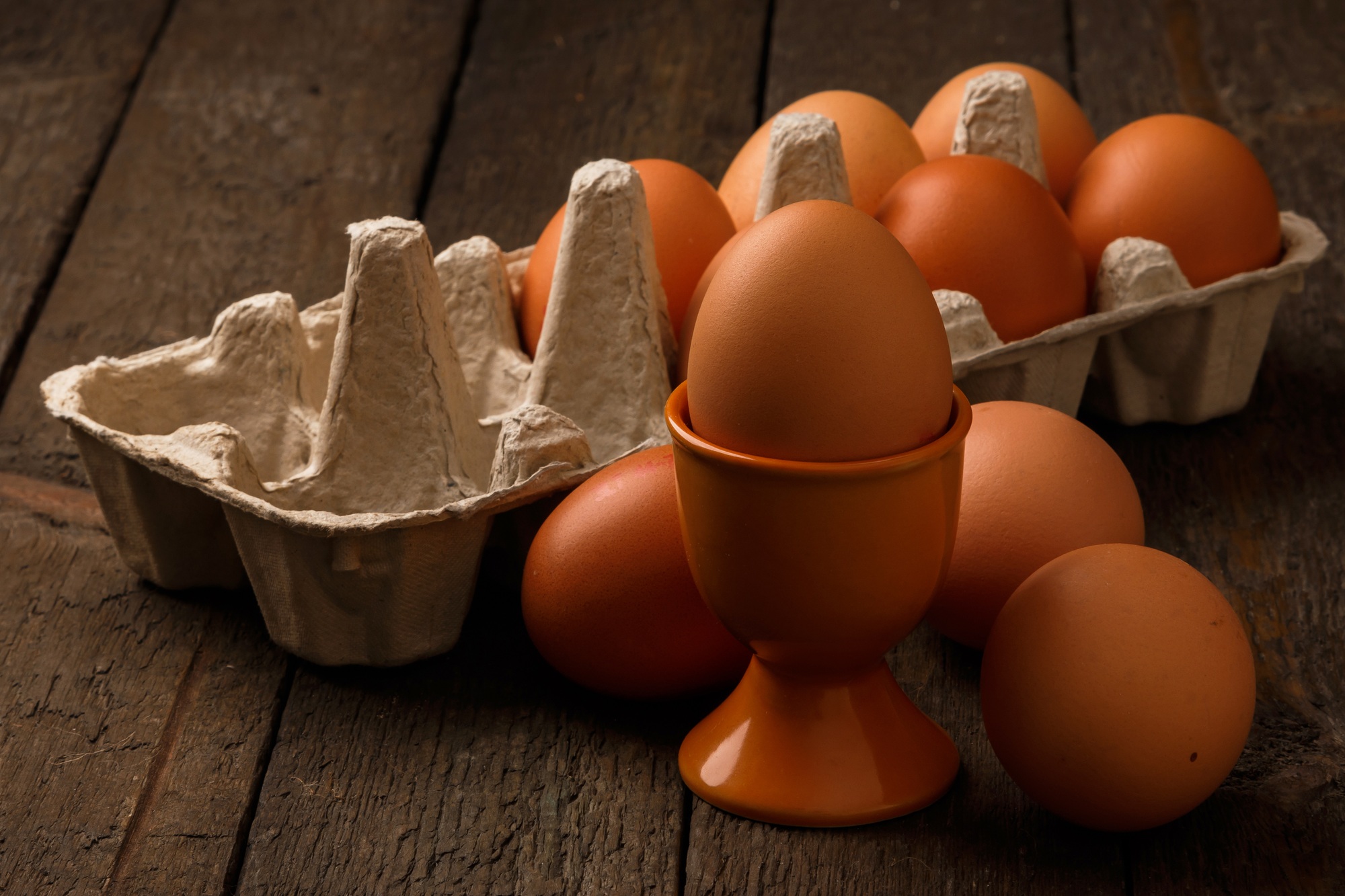 Brown eggs